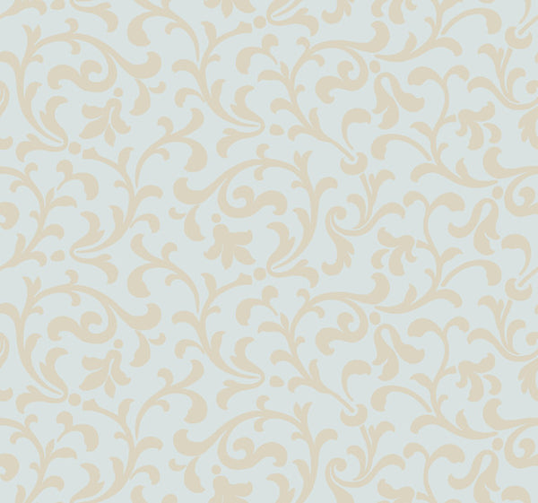 York CX1331 Candice Olson Dimensional Surfaces Sand Printed Scrolling Leaf Wallpaper