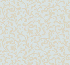 York CX1331 Candice Olson Dimensional Surfaces Sand Printed Scrolling Leaf Wallpaper