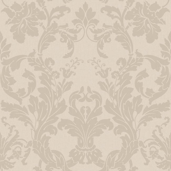 York DC1308 Pink & Purple Book Acanthus Damask Wallpaper