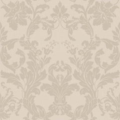 York DC1308 Pink & Purple Book Acanthus Damask Wallpaper