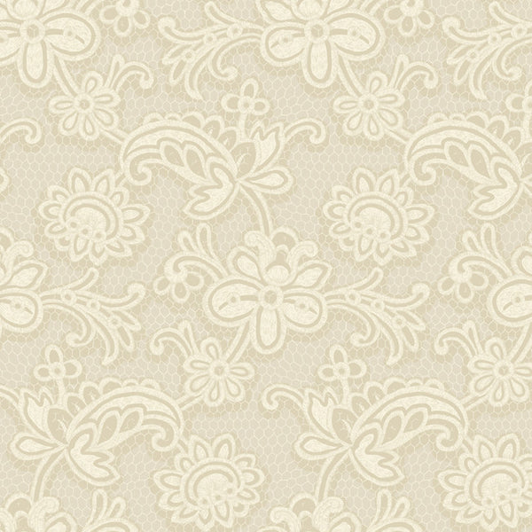 York DE8808 Candice Olson Shimmering Details Modern Lace Wallpaper