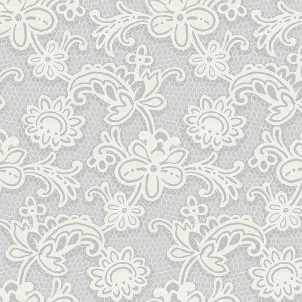 York DE8809 Candice Olson Shimmering Details Modern Lace Wallpaper