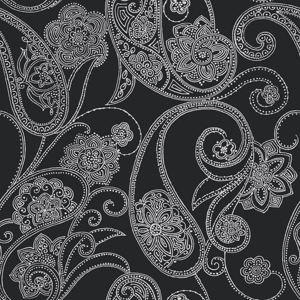 York Wallpaper DE9003 Candice Olson Shimmering Details Dotted Paisley
