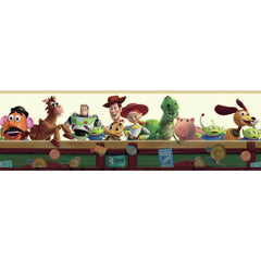 York Wallpaper DK5801BD Border Book Toy Chest Border