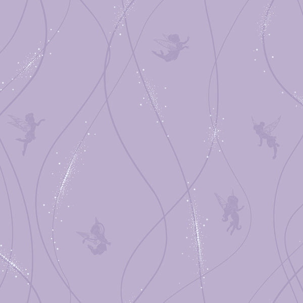 York DK5905 Walt Disney Kids Fairy Stripe Wallpaper