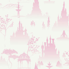 York DK5986 Kids Book Tonal Scenic Toile Wallpaper