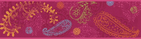 York Wallpaper DK6019B Walt Disney Kids Paisley Border