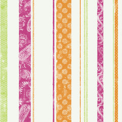 York DK6089 Walt Disney Kids Paisley Stripe Wallpaper