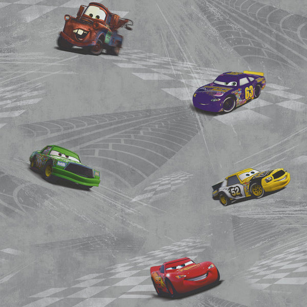 York DK6119 Kids Book Cars Racing Wallpaper