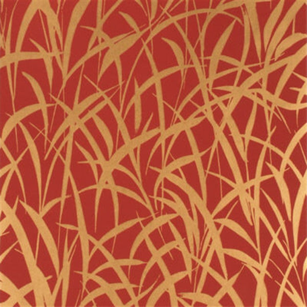 Mulberry Wallpaper FG051.V102 Grasses Red/Gold