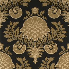 Mulberry Wallpaper FG053.A110 Palace Damask Black/Natural