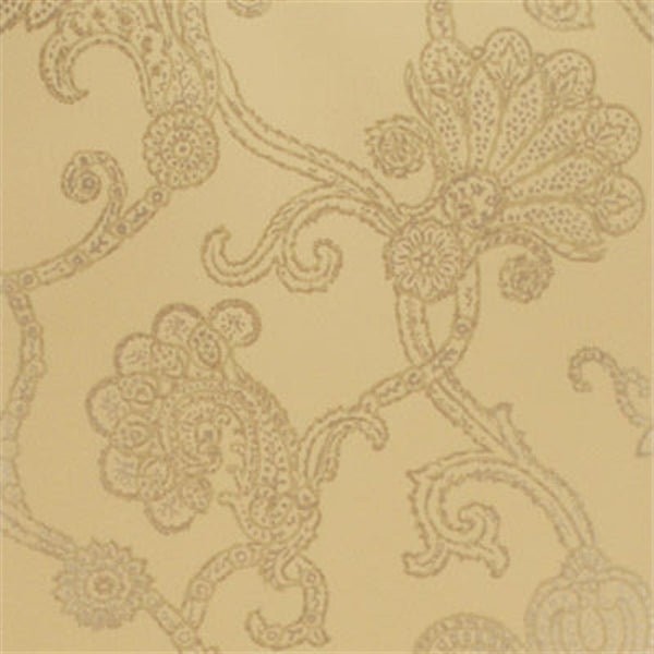 Mulberry Wallpaper FG056.T42 Marquise Damask Stone/Old Gold