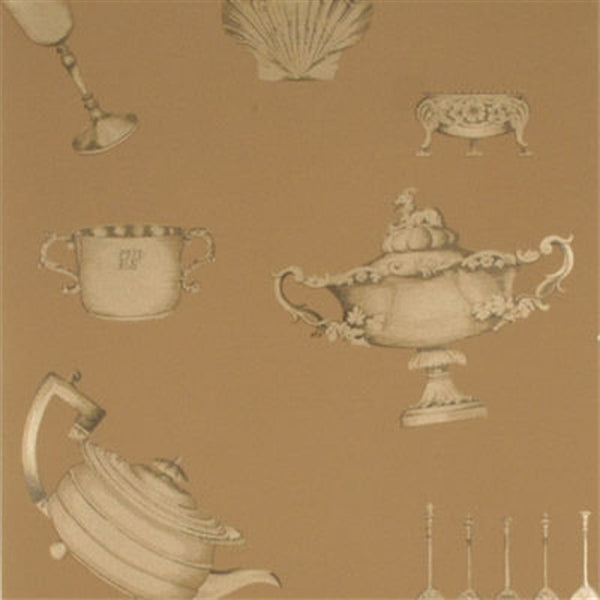 Mulberry Wallpaper FG058.A128 Family Silver Mole/Pewter