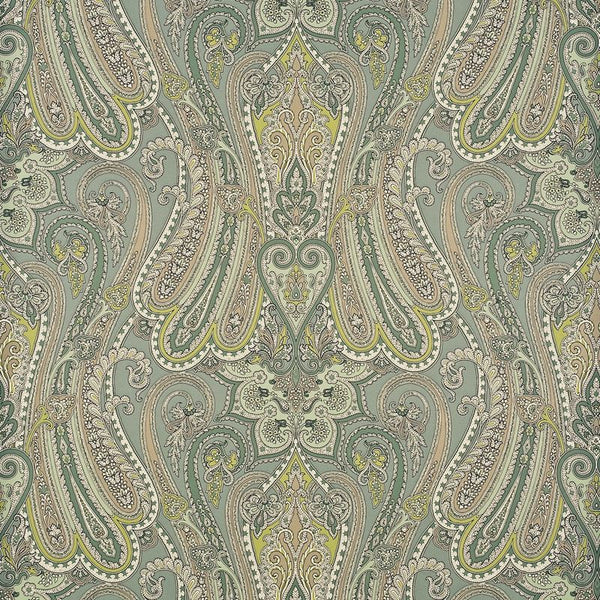 Mulberry Wallpaper FG065.R104 Mulberry Paisley Aqua