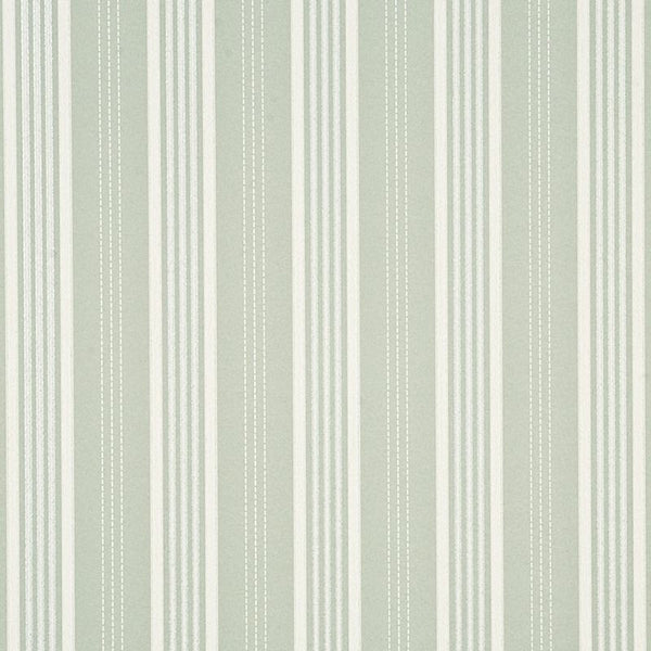 Mulberry Wallpaper FG067.J79 Narrow Ticking Stripe Silver/Ivory