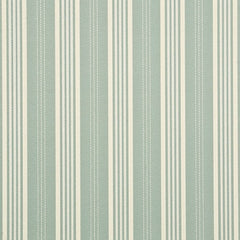 Mulberry Wallpaper FG067.R27 Narrow Ticking Stripe Aqua/Cream
