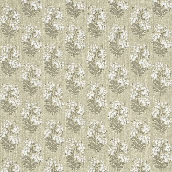 Mulberry Wallpaper FG069.J80 Heirloom Sprig Silver/Taupe