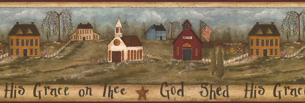 York Wallpaper FK3944BCB God Shed His Grace On Thee