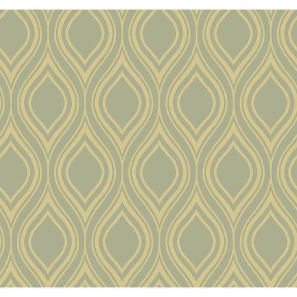 York FP2692 Metallics Book Ogee Wallpaper