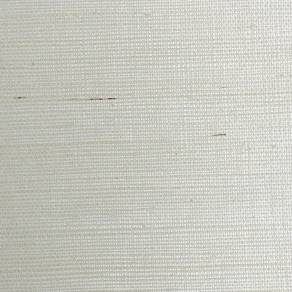 Scalamandre Wallpaper G1194-001 Sisal Metallic Platinum