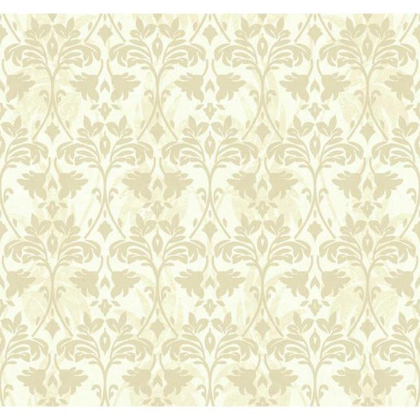 York Wallpaper GG4735 Gentle Manor Drybrush Damask