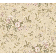 York GN2458 Orange & Yellow Book Floral Branch Wallpaper