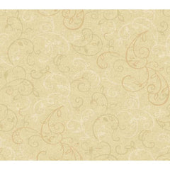 York GN2467 Orange & Yellow Book Graphic Scroll Leaf Wallpaper