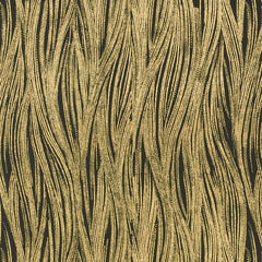 Groundworks Wallpaper GWP-3305.48 Currents Paper Ebony/Gold