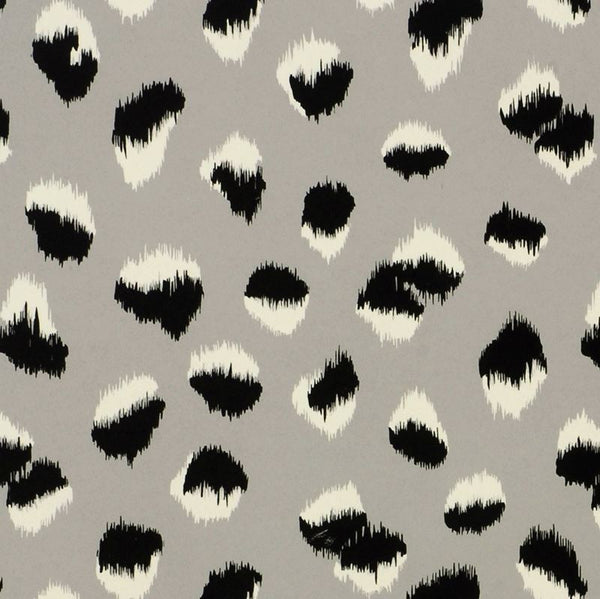 Groundworks Wallpaper GWP-3306.18 Feline Paper Grey/Black