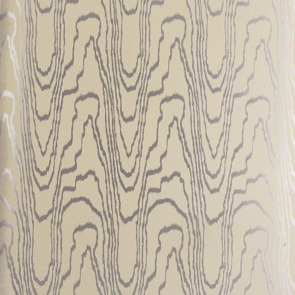 Groundworks Wallpaper GWP-3307.611 Agate Paper Silver/Linen