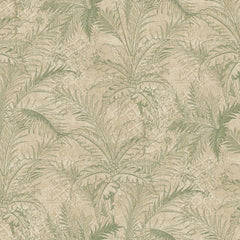 York GX8102 Passport Leaf Toile Wallpaper