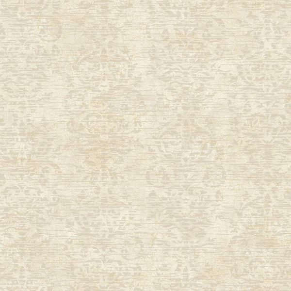 York GX8119 Passport Distressed Damask Stripe Wallpaper