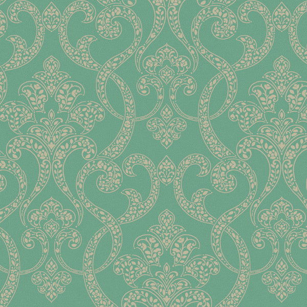 York GX8137 Passport Paisley Scroll Wallpaper