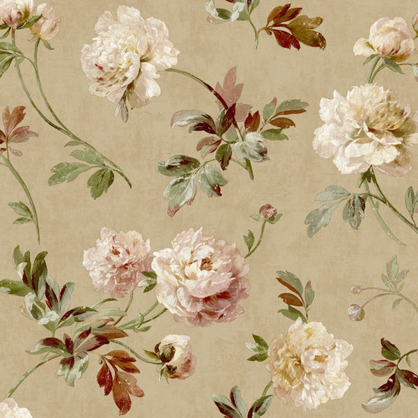 York GX8153 Passport Whitworth Peony Wallpaper