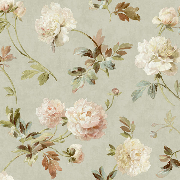 York GX8154 Passport Whitworth Peony Wallpaper