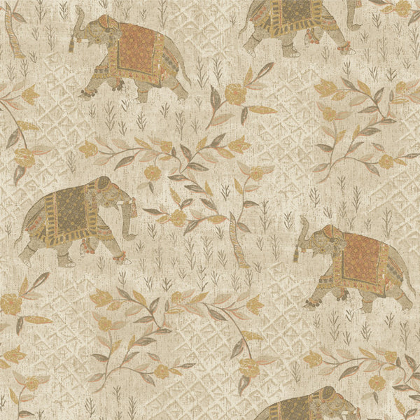 York GX8204 Passport Indian Elelphant Wallpaper