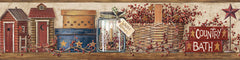 York Wallpaper HK4648BDCB Country Bath Border