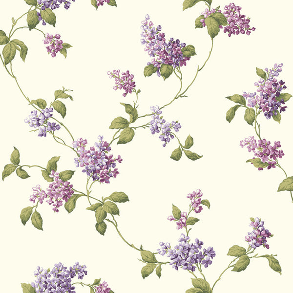 York JG0620 Casabella Lilac Trail Wallpaper