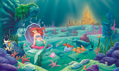 York Wallpaper JL1224MDK Disney Princess - Little Mermaid Mural
