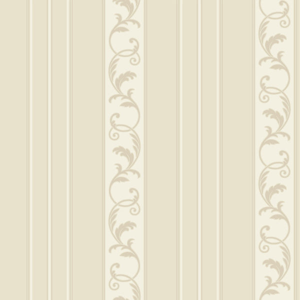 York JR5718 Sapphire Oasis Damask Stripe Wallpaper