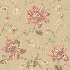 York JR5754 Sapphire Oasis Floral Wallpaper