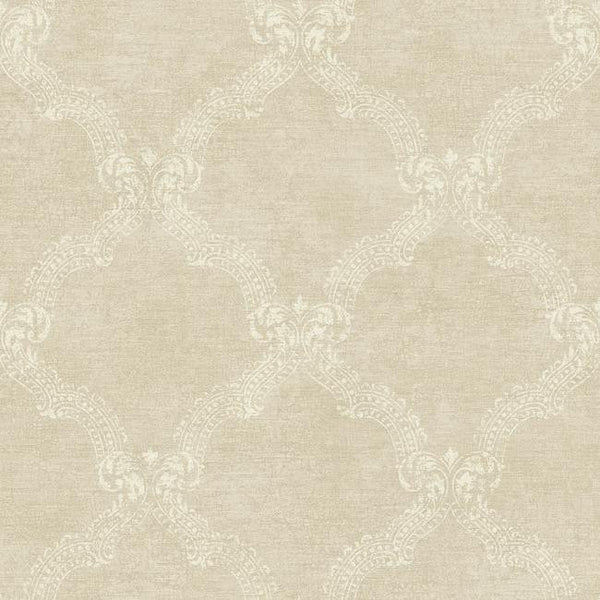 York JR5772 Sapphire Oasis Frame Wallpaper
