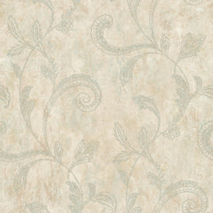 York JR5791 Sapphire Oasis Paisley Trail Wallpaper