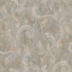 York JR5792 Sapphire Oasis Paisley Trail Wallpaper
