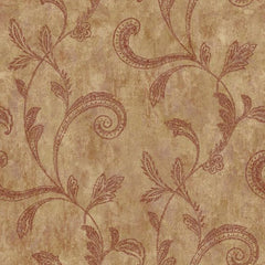 York JR5793 Sapphire Oasis Paisley Trail Wallpaper