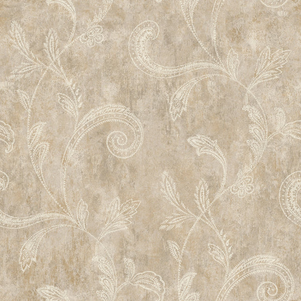 York JR5794 Sapphire Oasis Paisley Trail Wallpaper