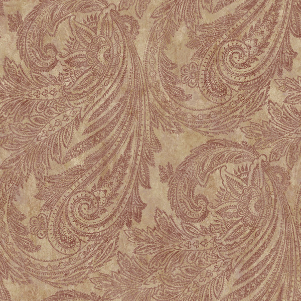 York JR5802 Sapphire Oasis Paisley Wallpaper
