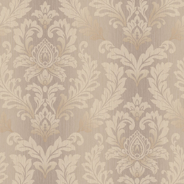 York JR5828 Sapphire Oasis Tonal Damask Wallpaper
