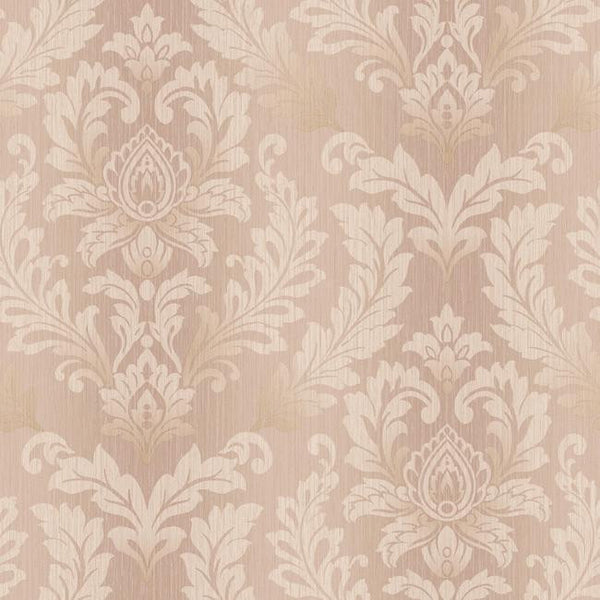York JR5830 Sapphire Oasis Tonal Damask Wallpaper