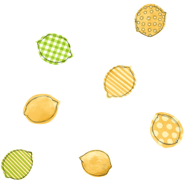 York KB8627 Bistro 750 Printed Lemons Wallpaper